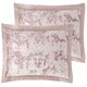 image 5 of Catherine Lansfield Crushed Velvet Pillowsham Pair Blush Pink