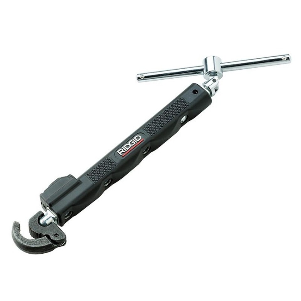image 1 of Ridgid 2017 Telescopic Basin Wrench With Led Work Light 12-32mm Capacity - Multi Colour - One Size