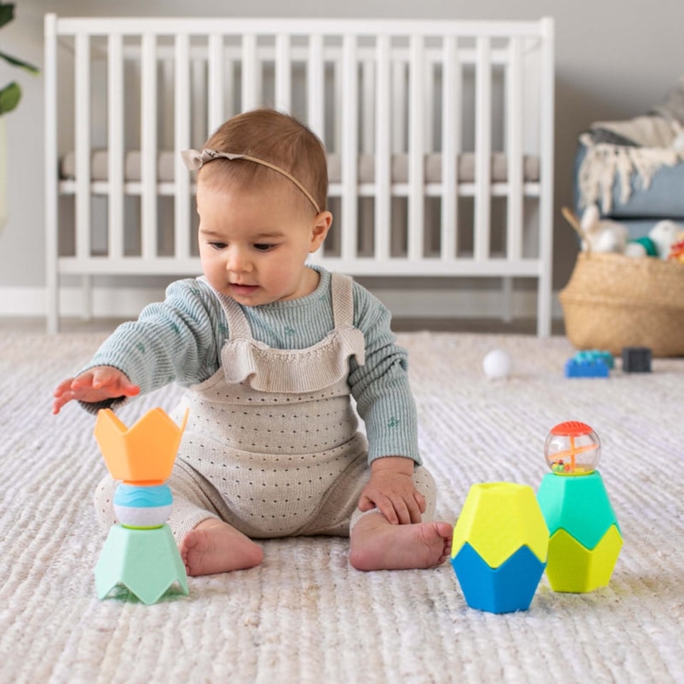 image 1 of Infantino Sensory Cups & Activity Balls Set