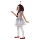image 3 of Vintage Clown Girl Fancy Dress Costume Kids Medium - Age 7-9