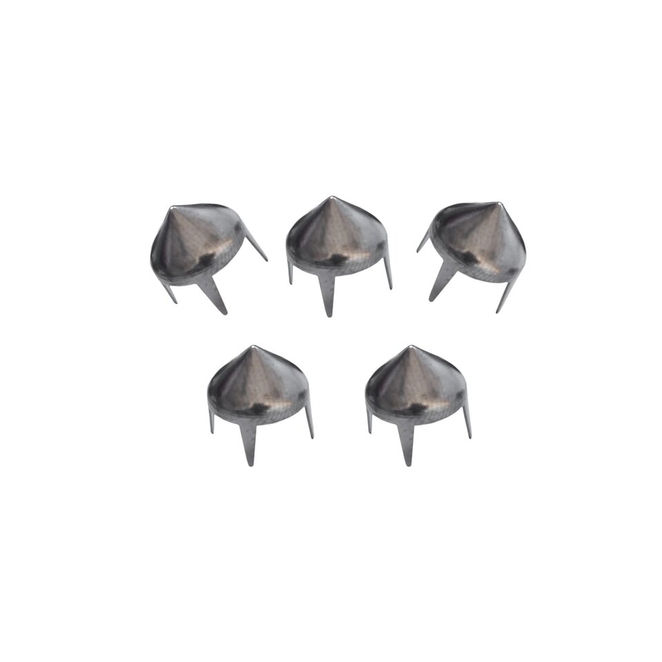 image 1 of 8mm High Cone Punk Studs Hand Pressed Leather Rivets - 50pcs