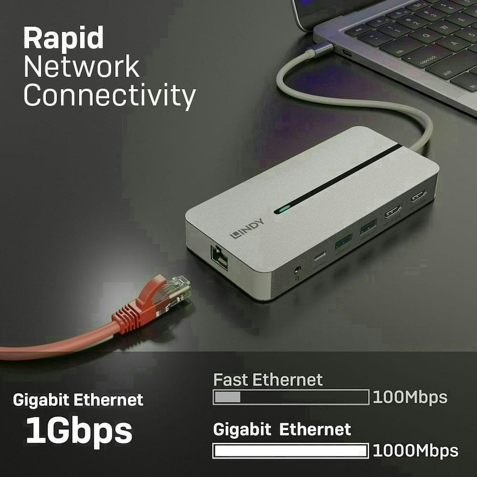 image 1 of DST-Mx Duo Laptop / Mac Compatible Docking Station | USB-C | 2x 4K HDMI® | 100W PD
