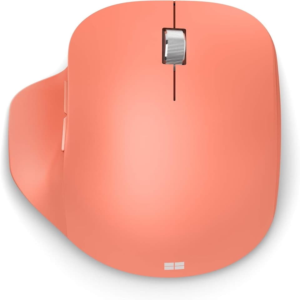 image 1 of Microsoft Bluetooth Ergonomic mouse Right-hand BlueTrack - Peach 222-000-ERGO-PEACH
