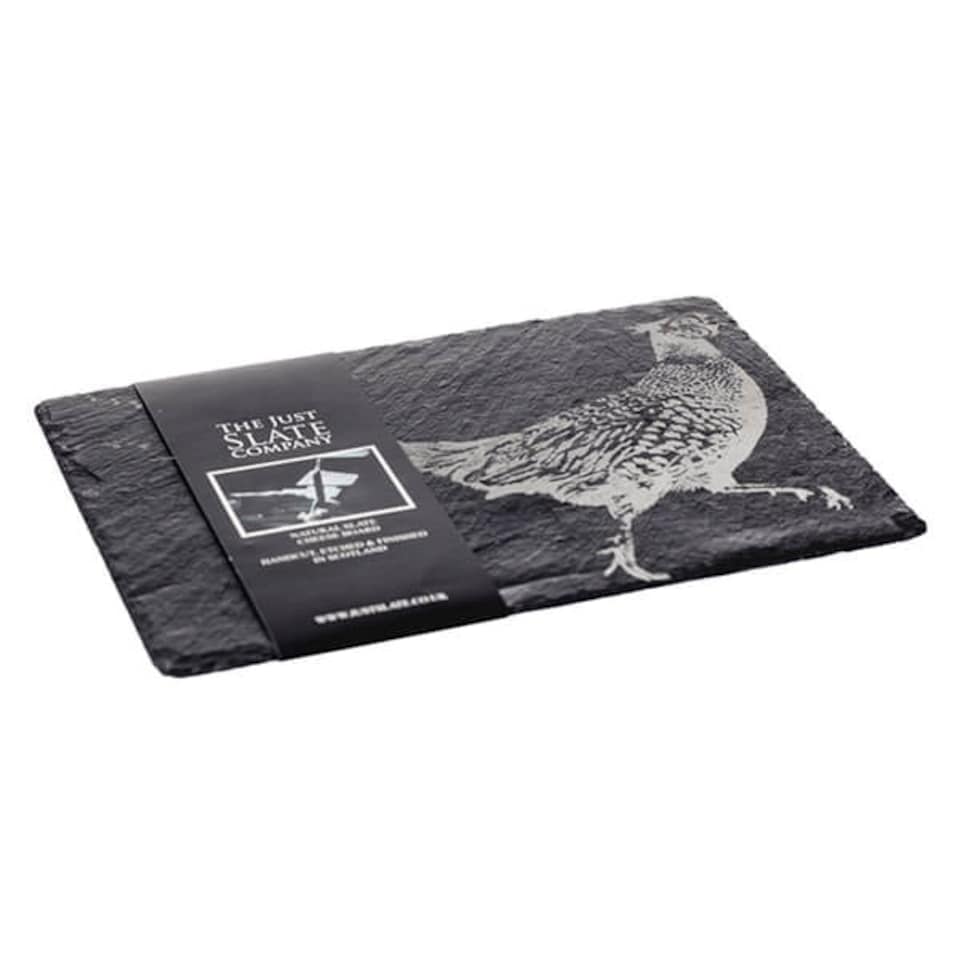 image 1 of The Just Slate Company Pheasant Slate Cheese Board