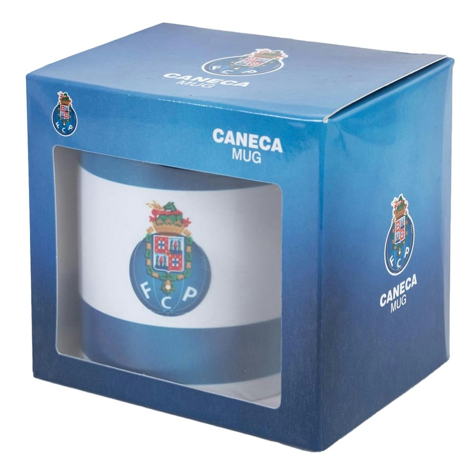 image 1 of FC Porto Crest Ceramic Mug - Blue/White - One Size