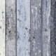 image 1 of AS Creation Distressed Wood Panel Wallpaper - Blue - One Size Blue