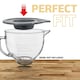 image 4 of SPARES2GO Bowl Cover for KitchenAid Glass K5GB 4.7L 4.8L litre 5quart Mixing Lid 5KSM5GBS