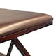 image 7 of Oypla Folding Leather Cushion Padded Footstool Foot Leg Rest