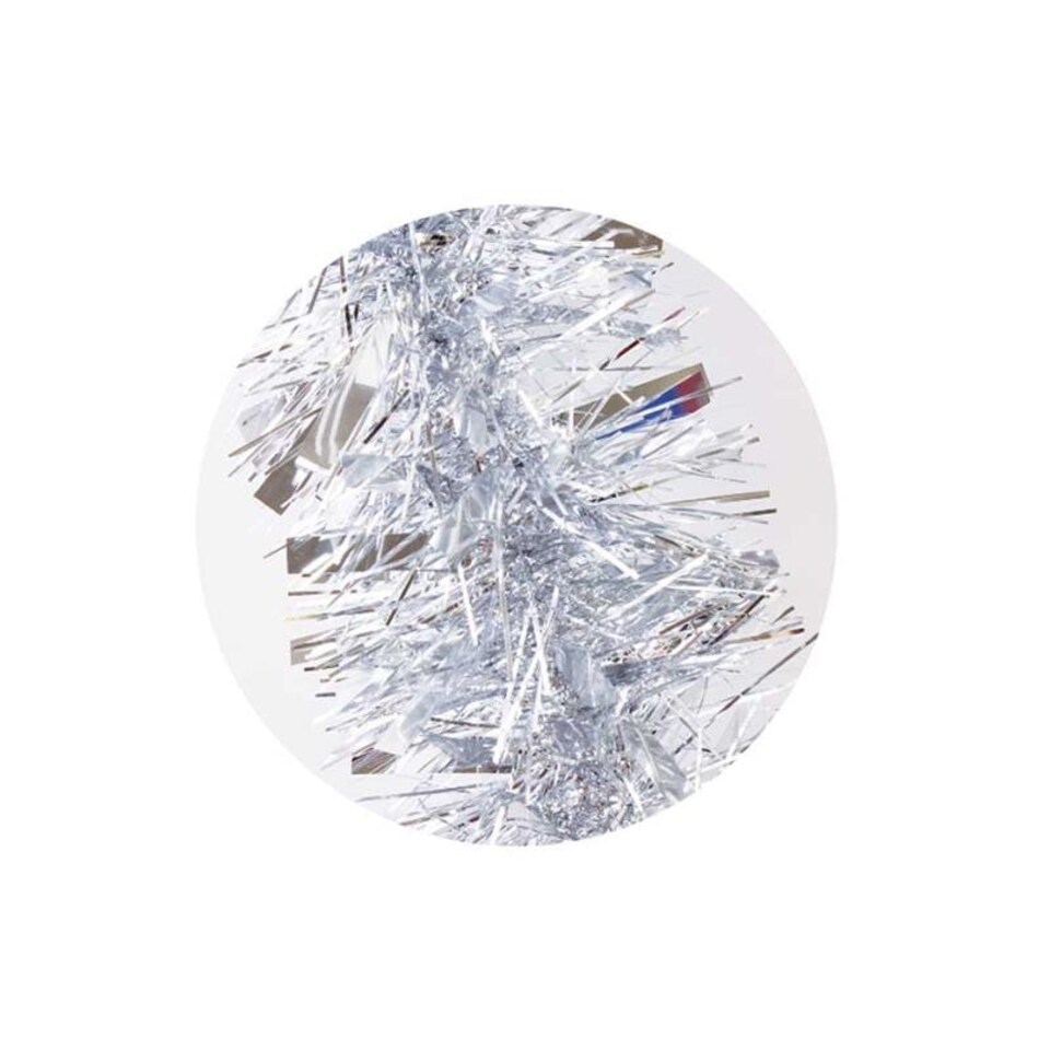 image 1 of 2m Silver Christmas Chunky Tinsel