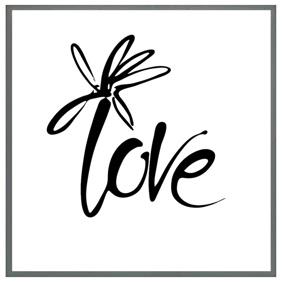 image 1 of Love type (Picture Frame) Brown | L
