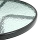 image 3 of TEMPERED GLASS TOP PATIO TABLE METAL FRAME LEGS GARDEN OUTDOOR INDOOR BISTRO