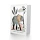 image 2 of Safari Nature Animal Cartoon Cute Kids Child Kids Birthday Card