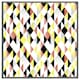 image 1 of Yellow, pink & black geometric pattern (Picture Frame) Grey | XL