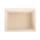 image 9 of Wicker Large White Lined Storage Basket | White | White
