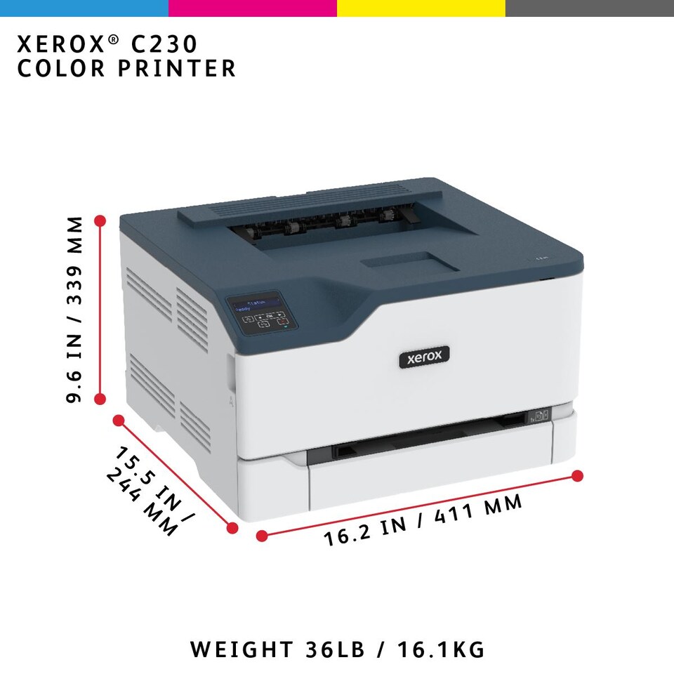 image 1 of Xerox C230 Laser Printers - 2.4 Inches - 256MB - Multi