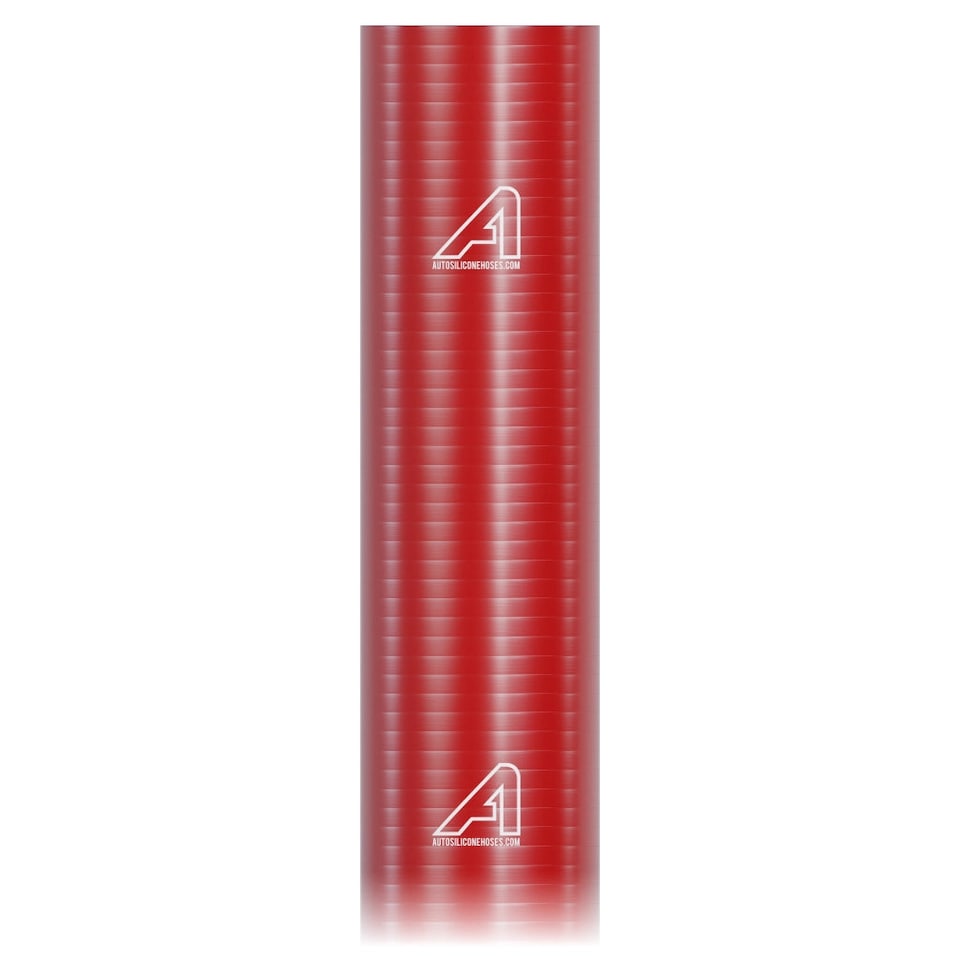 image 1 of Auto Silicone Hoses 51mm Red Silicone Straight Hose Coupler Connector Pipe Turbo Intercooler Radiator Coolant Air Intake