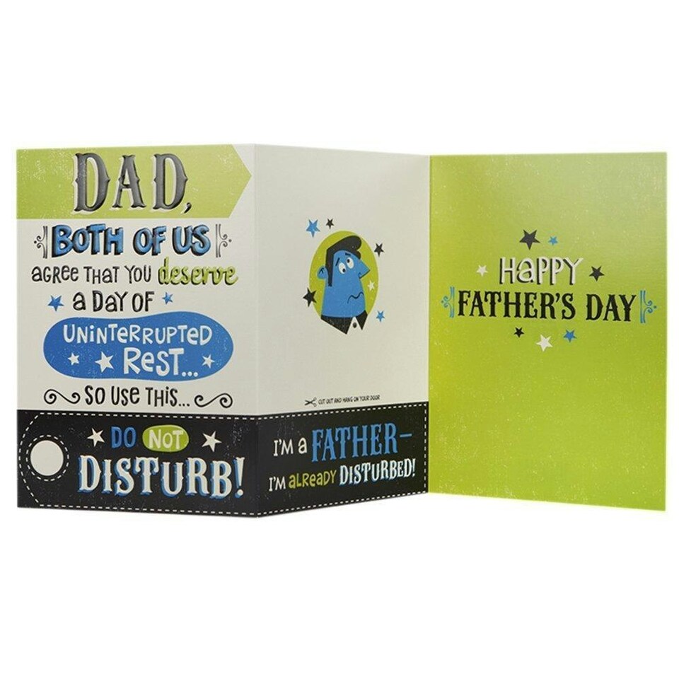 image 1 of Humorous Father's Day From Both Of Us Father's Day Card