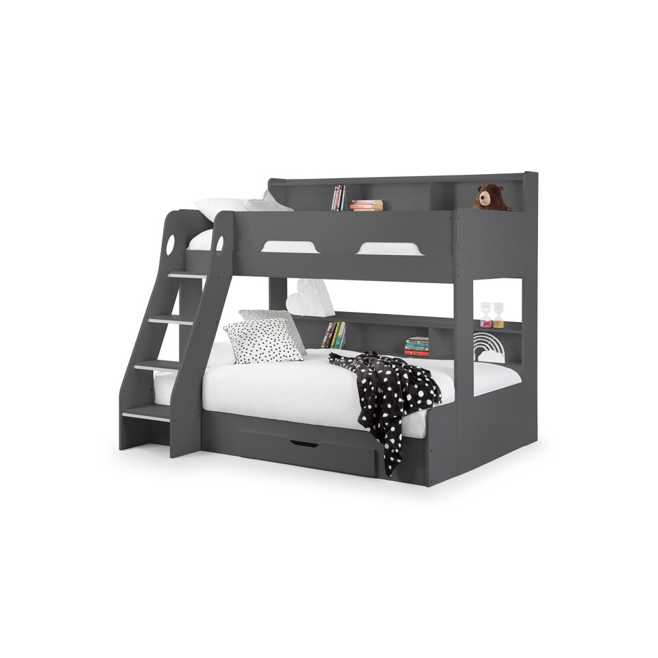 image 1 of Orion Triple Sleeper Bunk Bed - Anthracite, Single/Small Double
