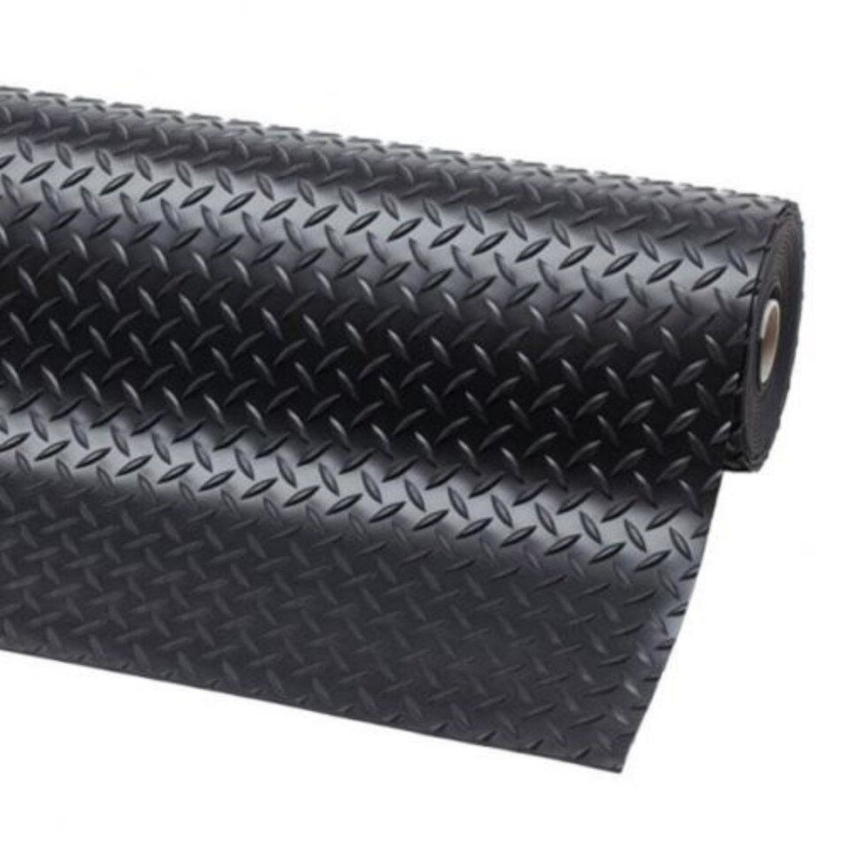 image 1 of Rubber Flooring Matting - 1.8m x 4m x 3mm - Willow - Workshop Garage Shed Van Non-Slip