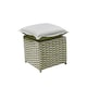 image 3 of DS Living Malibu Grey Rattan Garden Furniture 6 Seater + Fire Pit