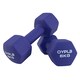image 7 of Pair of 6kg Hex Anti Roll Neoprene Non Slip Hand Dumbbells Workout Weights