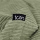 image 7 of Icon Cecilia Jumbo Cord Sofa Bean Bag, Sage Green