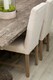 image 2 of Orsina Elegant Upholstered Beige Linen Dining Chair, Comfortable Modern Dining Chair, Durable Small Modern Chair