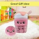 image 3 of Boba Tea Soft Toy Cute Plushie Huggable Cuddly Stuffed Toy Gift 35cm Pink