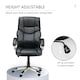 image 3 of HOMCOM Executive Office Chair Faux Leather Computer Desk Chair w/ Wheel Black