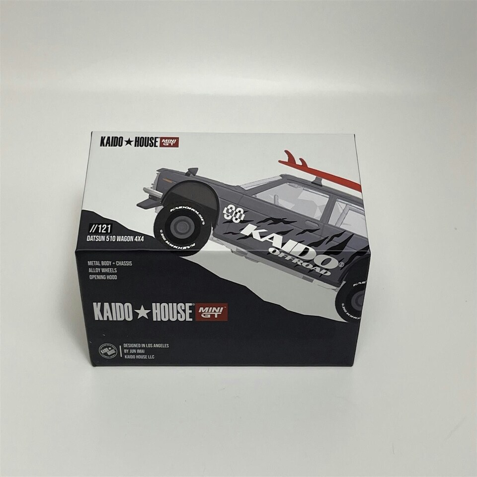 image 1 of Datsun 510 Wagon 4x4 Kaido Offroad V1 1:64 Mini GT KHMG121