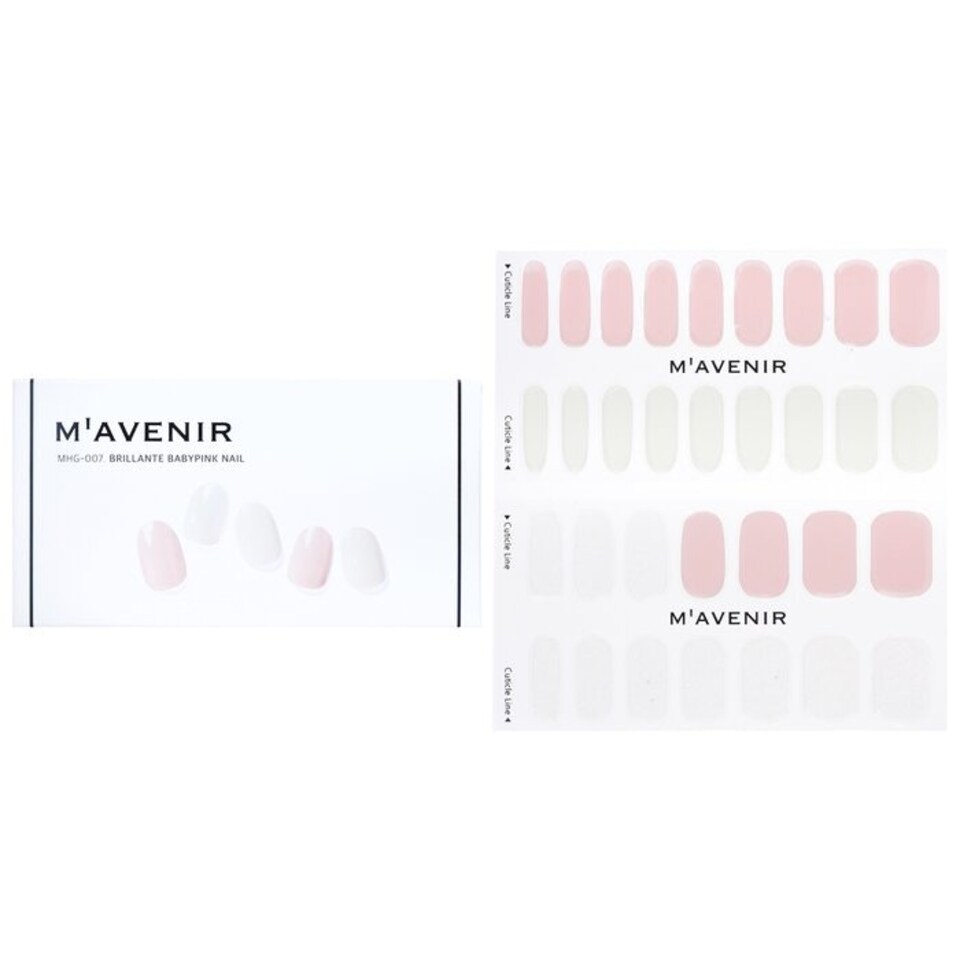 image 1 of Nail Sticker (pink) - # Brillante Babypink Nail - 32pcs Pink