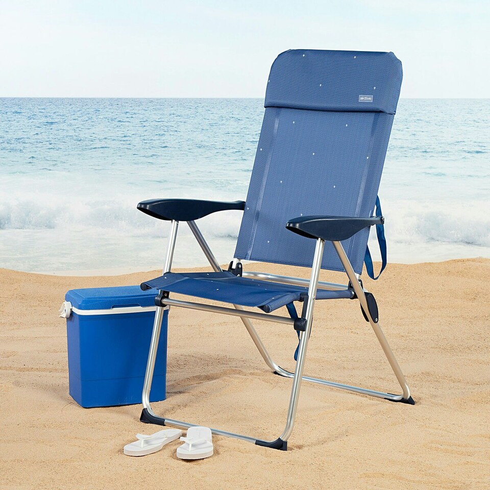 image 1 of Beach Chair Aktive 48 x 110 x 65 cm (2 Units) N/A