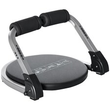 HOMCOM Ab Machine, Abs Trainer, Whole Body Exercise Equipment for Home Gym
