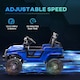 image 5 of AIYAPLAY Kids Ride On Car, 12V Electric Truck w/ Suspension, Blue