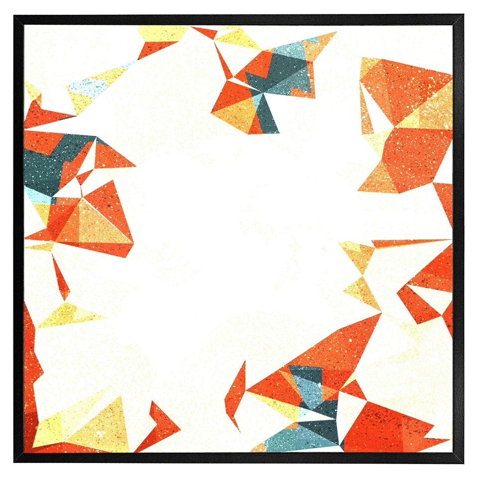 image 1 of Autumn geometric (Picture Frame) Brown | Oak | M