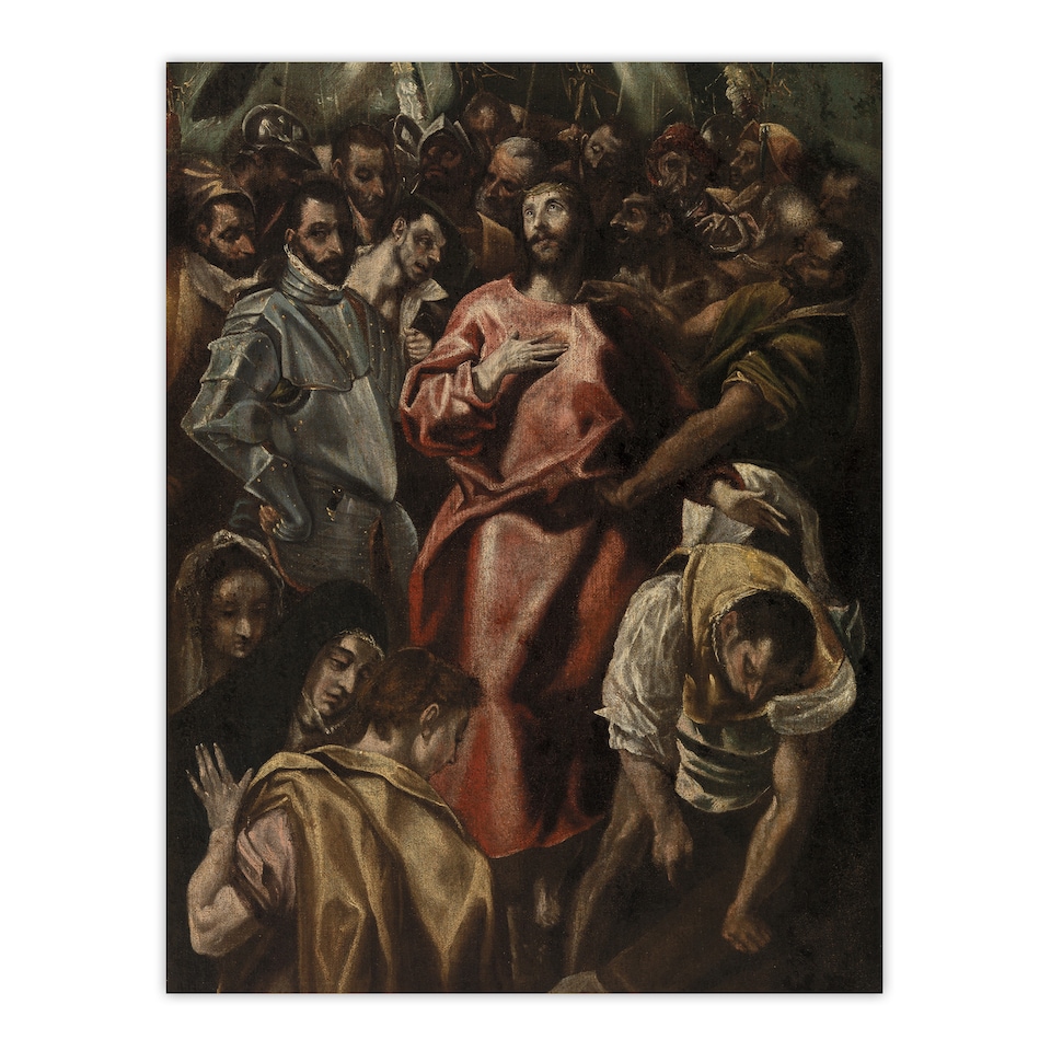 image 1 of Espolio The Disrobing of Jesus Christ El Greco Wall Art Poster Print