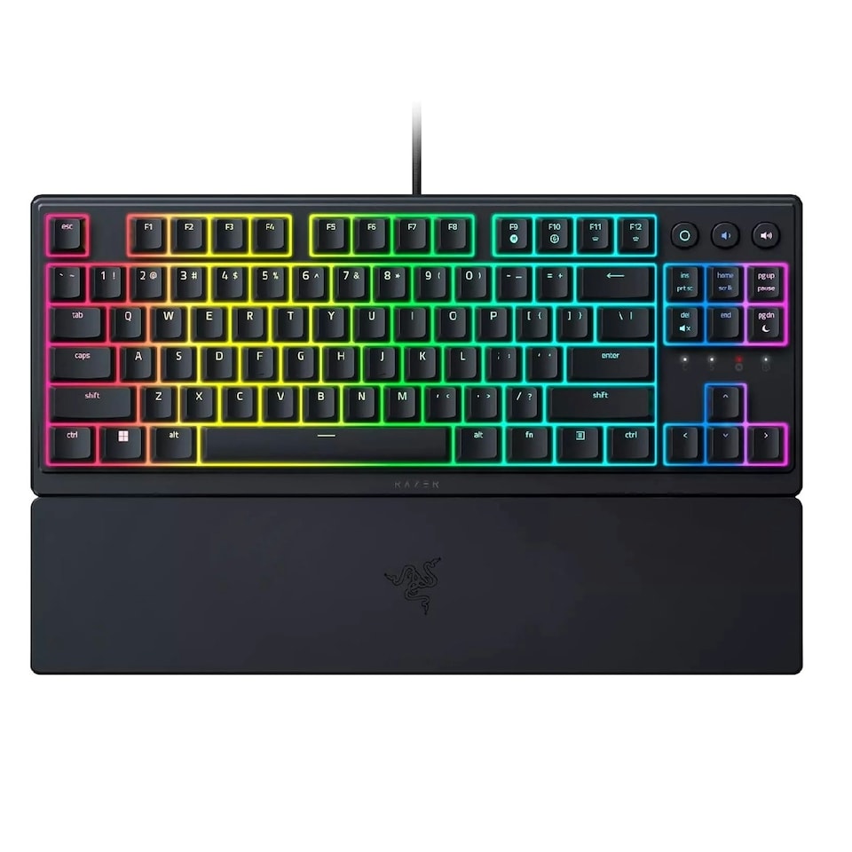 image 1 of Razer Ornata V3 Tenkeyless Gaming Keyboard - Mecha-membrane US Layout