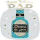 image 2 of Embellished Beer Bottle Cheers Dad Happy Birthday Card