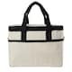 image 2 of Vinga Volonne Aware 18L Recycled Canvas Cooler Bag - Off White - 21cm x 28cm x 39cm Cream | 21cm x 28cm x 39cm