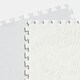 image 4 of OHS 36 Pack Teddy Fleece Interlocking Flooring Carpet Rug Tiles, 30x30cm - Cream