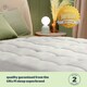 image 9 of Silentnight Anti Allergy Ultimate 5cm Mattress Topper White | King