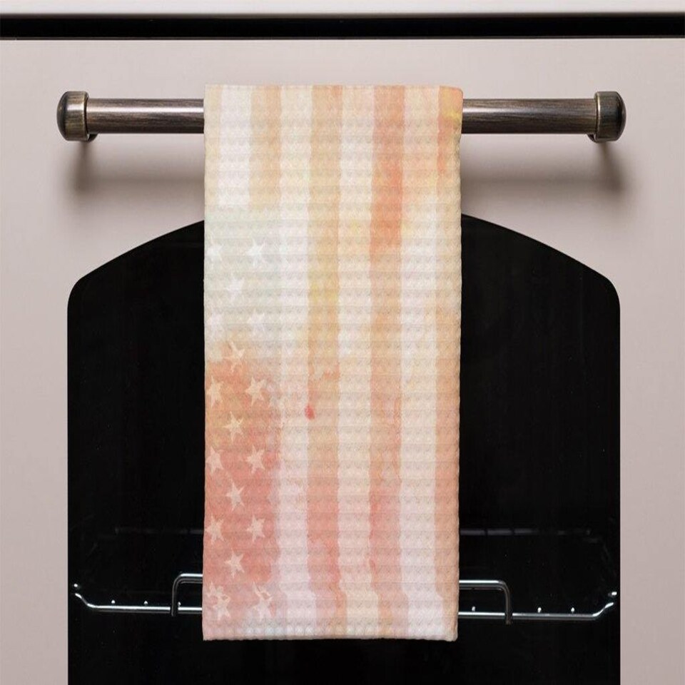 image 1 of American Flag Subtle (Kitchen Towel)