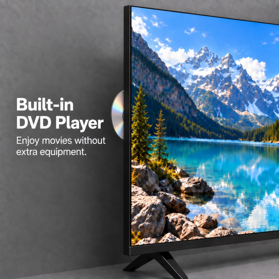 image 1 of EMtronics 40 Inch Full HD 1080p LED TV - EM40HDRADVD