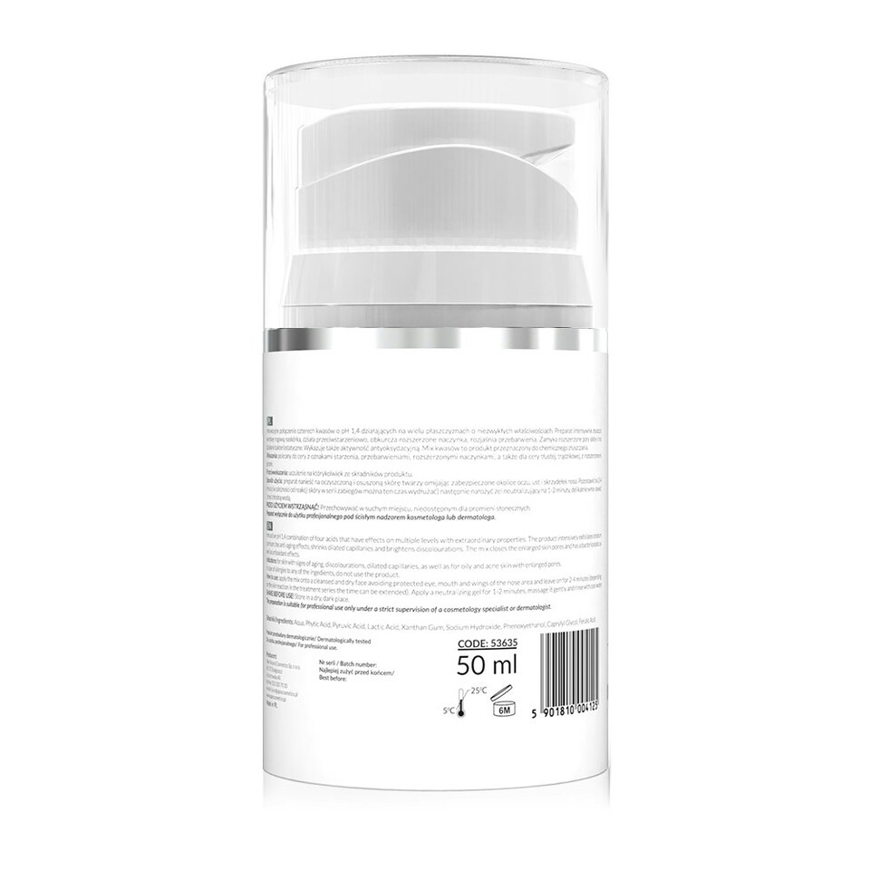 image 1 of Apis Professional 40% Acid Exfoliation Mix Phytic Ferulic Lactic Pyruvic Acid 50ml