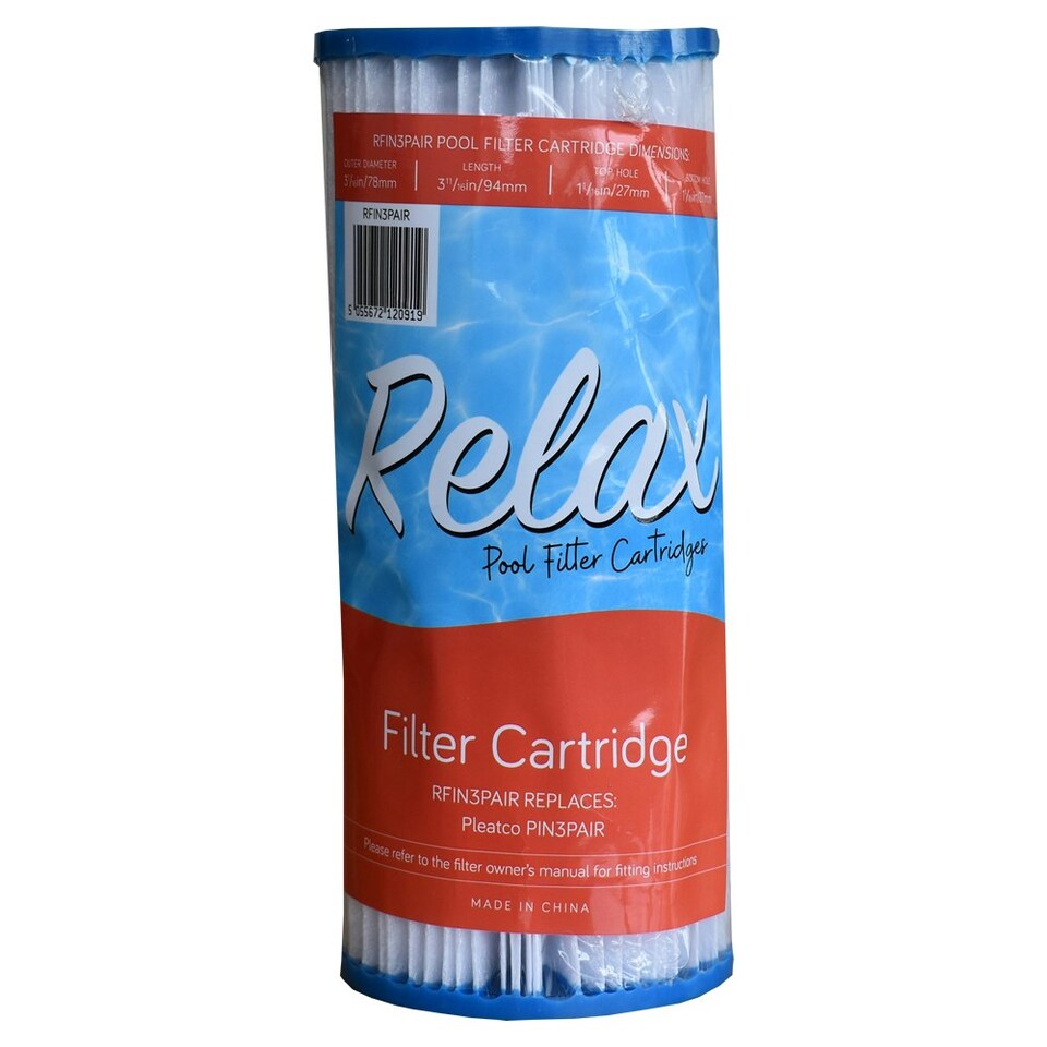 image 1 of Relax Pool Filter Cartridge - PIN3PAIR