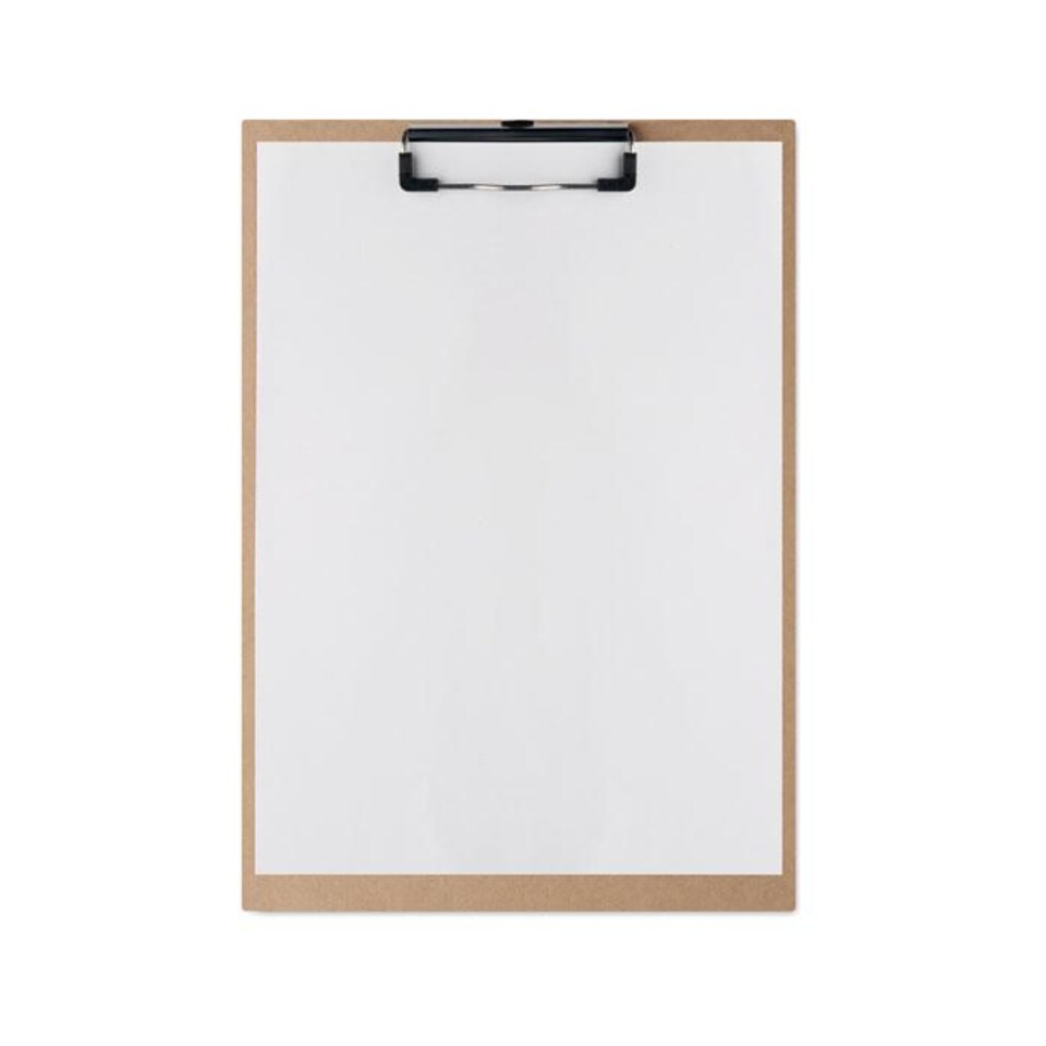 image 1 of MidOcean Clipa Cardboard Clipboard | Brown | Beige | One Size | 1