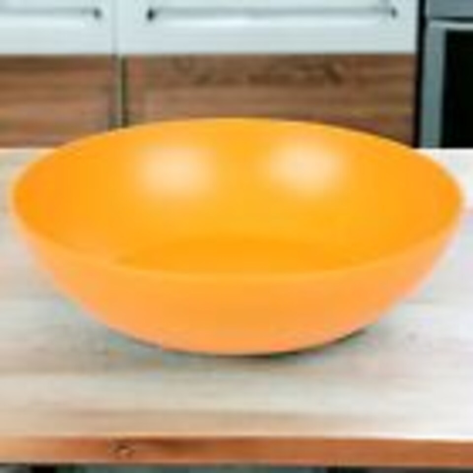 image 1 of 6 Unbreakable Plastic Deep Round Bowls Coloured Reusable Dinner and Picnic Plates | Multi | Multicoloured | 6