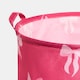 image 6 of OHS Kids Bows Print Laundry Basket Clothes Storage Toy Organiser | Pink
