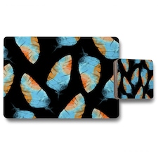 Imprints boho feathers (Placemat & Coaster Set)