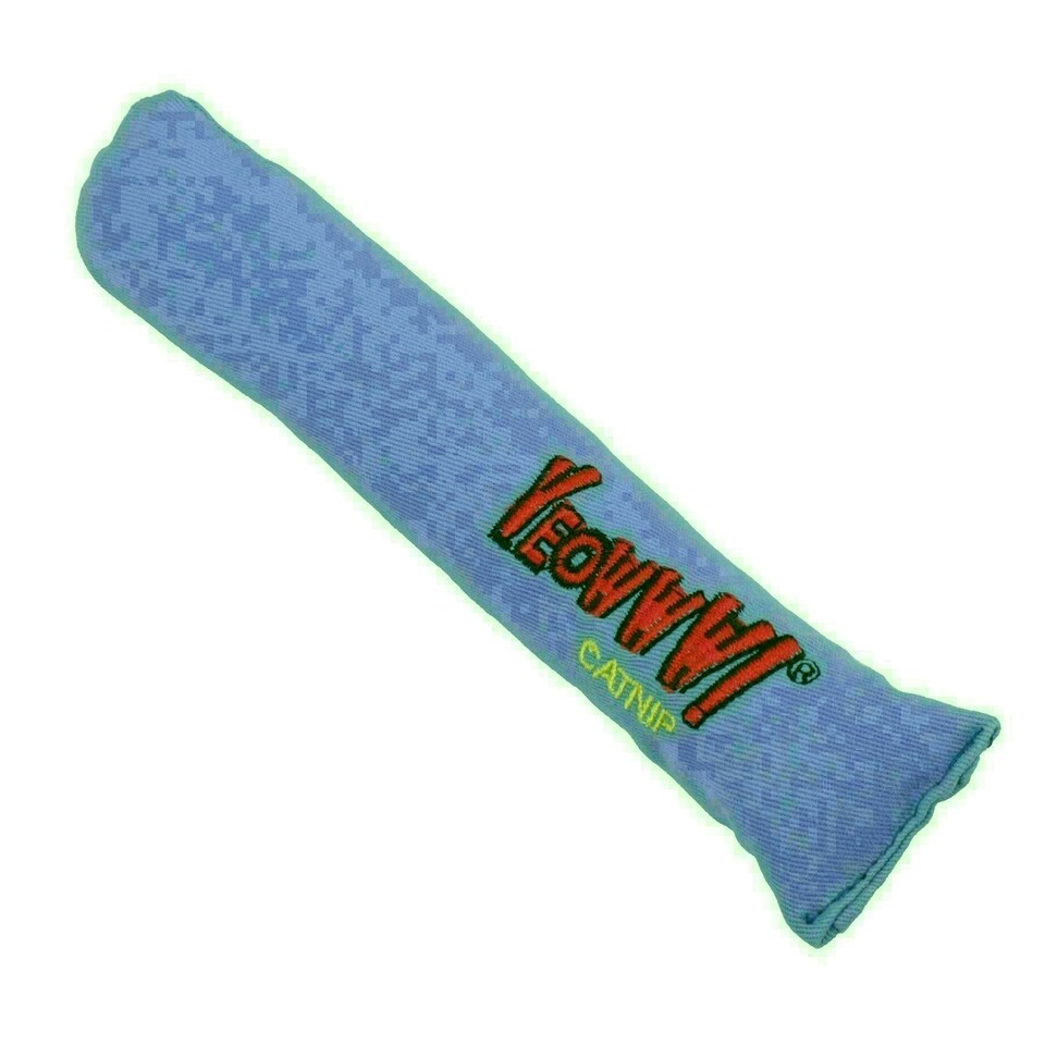 image 1 of 1PK Yeow Interactive Cat Kitten Blue Cigar With Catnip Cat Play Toy Cat Gift